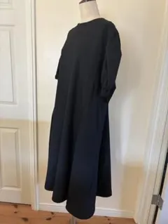 【極美品】トリコ コムデギャルソン パフスリーブ ウール ワンピース 黒 M