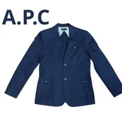 A.P.C. アーペーセー テーラードジャケット 紺 イタリア生地のサムネイル
