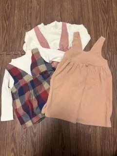 キッズ ワンピース 3点セット