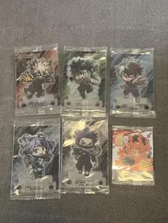 ヒロアカ　爆豪勝己　緑谷出久　轟焦凍などクリアカードスタンド