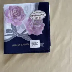 HIBIYA-KADAN バラ柄 大判ハンカチ 日本製のサムネイル
