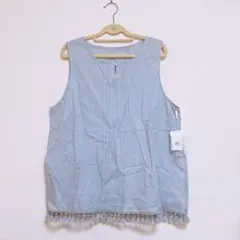 【新品未使用】MB mint breeze ノースリーブ チュニック 3Lのサムネイル