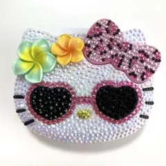 【現品限り❣️】ハローキティ　サングラス　プルメリア　ジュエルケース
