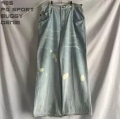 【90s PG SPORT】"極太" rave buggy wide denimのサムネイル