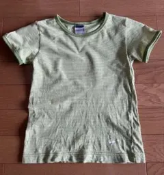 Nike 緑色ストライプ Tシャツ