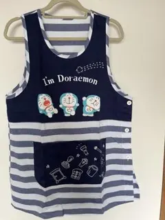 ドラえもん ストライプエプロン Mサイズ