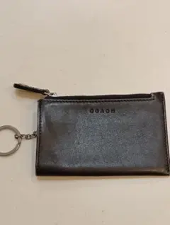 COACH　オールドコーチ　 ブラックレザー コインケース　カードケース