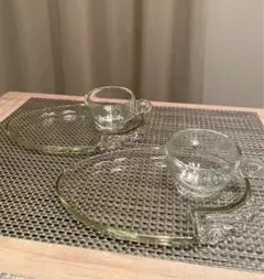 4セット❗️ヘーゼルアトラス　ダブルデイジー　スナックセット ヘーゼルアトラス】人気のヴィンテージ、スナックセット