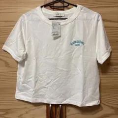 earth music&ecology ロゴ刺繍Tシャツ ホワイト Mのサムネイル