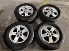 三菱 デリカd5 純正 16インチ アルミホイール タイヤ 4本セットのサムネイル