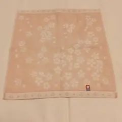 今治　桜の花柄タオルハンカチ