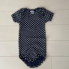 PETIT BATERUプチバトー　水玉ロンパース60サイズのサムネイル