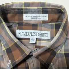 【インディビジュアライズドシャツ】チェックボタンダウンシャツ