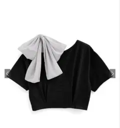 Wayリボンワンショルダートップス［pm485］