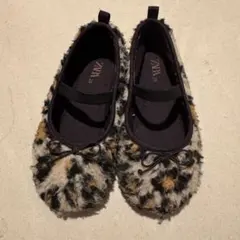 【お値下げ】ZARA レオパード柄 バレエシューズ 25