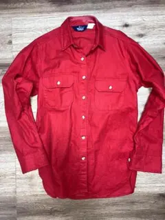 Woolrich ウールリッチ 赤 フランネルシャツ M