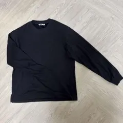 メンズ　【UNIQLO U】長袖　ロンT ブラック　L