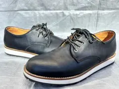【美品】TAKEO KIKUCHI 革靴（27.5）レースアップシューズ　黒のサムネイル
