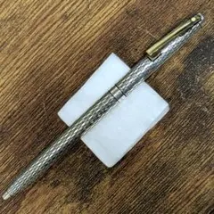 純銀製 アンティーク アールヌーヴォー インクペン 薔薇とアカンサス