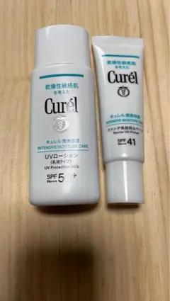 キュレル UVローションF60ml+UVスキンプロテクト下地A セット