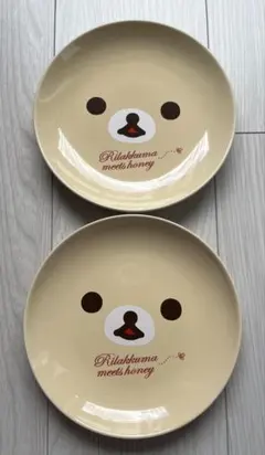Rilakkuma meets honey プレート 2枚セット