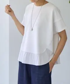 美品】ビアズリー フレンチサラットプルオーバー 白 - メルカリ