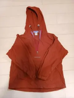 mont-bell フード付きジャケット オレンジ 110cm