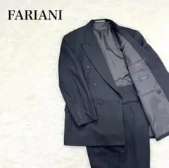FARIANI ダブルスーツ　L ウール　ストライプ　日本製