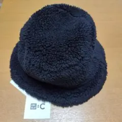 新品未使用 ユニクロ ボアバケットハット 黒