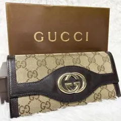 GUCCI グッチ 長財布 GGキャンバス インターロッキングGのサムネイル