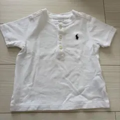 Ralph Lauren ホワイトポロシャツ　18M(85センチ)
