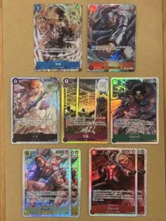 ワンピースカード　神の島の冒険　サボSRパラ　ギンSRパラ他セット