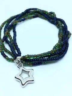 広島グラスビーズ手作りブレスレット