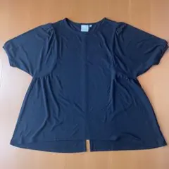 ブラック　半袖　カットソー Tシャツのサムネイル
