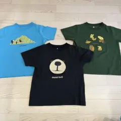 mont-bell Tシャツ 3枚セット　110