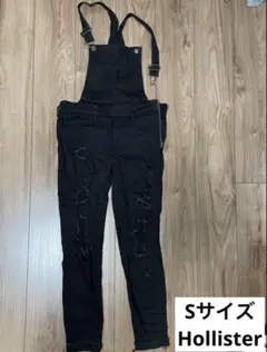 最終値下げ　Hollister オーバーオール 黒 スキニー Sサイズ 美品のサムネイル