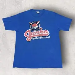00s グアム ベースボール イベント Tシャツ L 野球 ブルー 青 古着