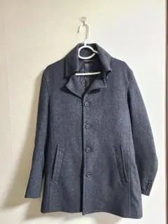 美品【ニコルクラブフォーメン】ウール　メンズコート サイズ48（L）