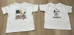 スヌーピー UNIQLO Tシャツ 2枚セット