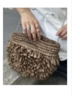 未使用　CIAOPANIC TYPY Aguni ペーパーフリンジBAGのサムネイル