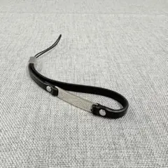 美品 PRADA プラダ ストラップ レザー ブラック