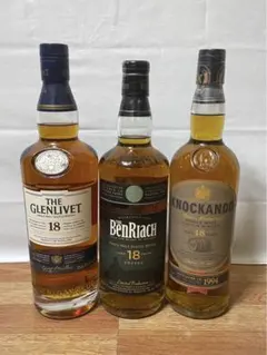 グレンリベット18年&ベンリアック18年ラターダ&ノッカンドゥ18年1994 グレンリベット18年&ベンリアック18年ラターダ&ノッカンドゥ18年1994