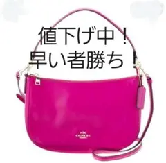 COACH コーチ チェルシー ハンドバッグ (ピンク) ⚠️限定値下げ中⚠️