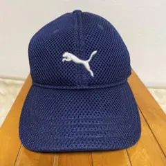 【キッズ】PUMA メッシュキャップ ネイビーのサムネイル