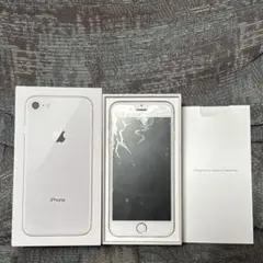 ★激安★⚠️画面ひび割れ⚠️iPhone6 64GB シルバー バッテリー容量51%