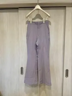 GU 薄紫 カジュアルパンツ