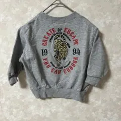 しまむら　ルルモーメント　トップス　トレーナー　刺繍　90㎝
