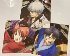 銀魂 アニメイトフェア 箔押しスクエアカード 3点セット