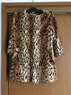 エゴイスト レオパードフェイクファーコート