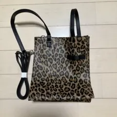 オゥレンティ レオパード柄 2WAY ミニショルダーバッグ ドゥーズィエム 